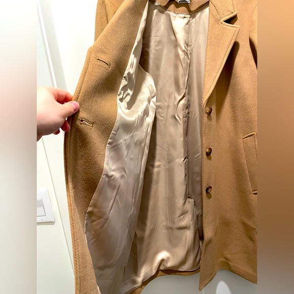 Abercrombie & Fitch Wool-Blend Dad Coat - Picture 4 of 12